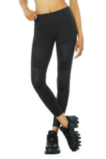 Moto Legging – Black/Black Glossy