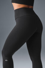 High-Waist Airbrush Legging – Black - Image 4