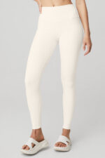 High-Waist Airbrush Legging – Ivory - Image 4