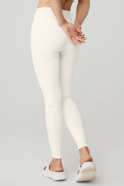 High-Waist Airbrush Legging – Ivory