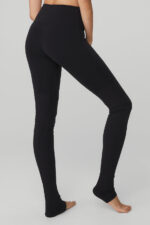 High-Waist Goddess Legging – Black/Black - Image 5