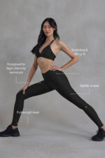High-Waist Airlift Legging – Black - Image 5