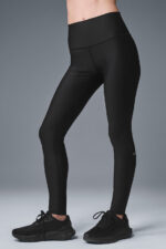 High-Waist Airlift Legging – Black - Image 4