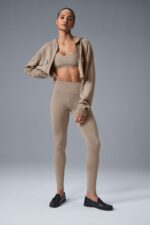 High-Waist Airlift Legging – Gravel