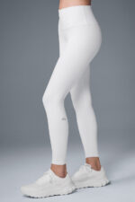 7/8 High-Waist Airbrush Legging – White