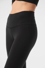 7/8 High-Waist Airbrush Legging – Black - Image 5