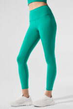 7/8 High-Waist Airbrush Legging – Spruce Green - Image 2