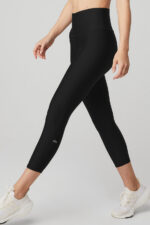 High-Waist Airlift Capri – Black - Image 4