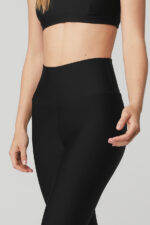High-Waist Airlift Capri – Black - Image 2