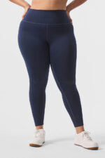 High-Waist Airlift Legging – Navy - Image 2