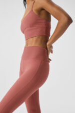 High-Waist Alosoft Lounge Legging – Soft Terracotta - Image 2