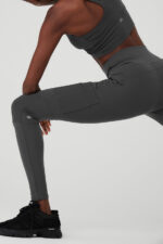 High-Waist Cargo Legging – Anthracite - Image 2