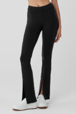 Airbrush High-Waist Flutter Legging – Black - Image 3