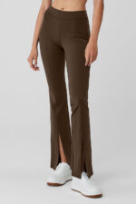 Airbrush High-Waist Flutter Legging – Espresso - Image 4