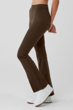 Airbrush High-Waist Flutter Legging – Espresso - Image 2