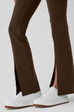 Airbrush High-Waist Flutter Legging – Espresso - Image 3