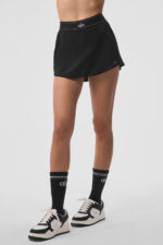 Match Point Tennis Skirt – Black - Image 5