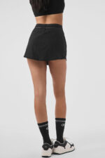 Match Point Tennis Skirt – Black - Image 2
