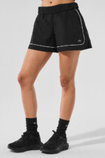 Motivate Track Short – Black/White - Image 4