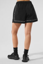 Motivate Track Short – Black/White - Image 2