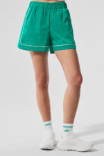 Motivate Track Short – Spruce Green/White - Image 3