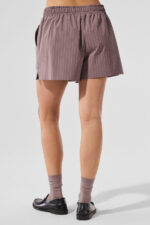 Pinstripe Daylight Boxer Short – Mushroom/Ivory - Image 4