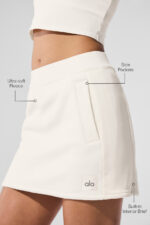 Polar Fleece Wintry Mix Skirt – Ivory - Image 2