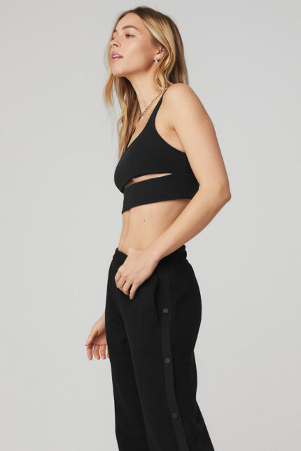 Slit Bra – Black