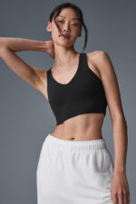 Airbrush Real Bra Tank – Black - Image 2