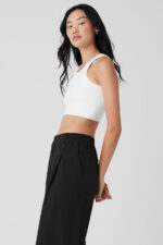 Seamless Delight High Neck Bra – White - Image 4