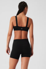 Airbrush Cinch Bra – Black - Image 4