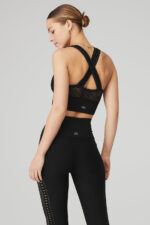 Seamless Open Air Bra – Black - Image 2