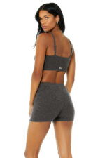 Cashmere Ribbed Staycation Bra – Cozy Grey Heather - Image 3