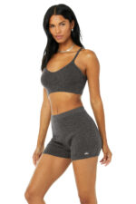 Cashmere Ribbed Staycation Bra – Cozy Grey Heather - Image 4