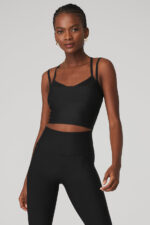 Airlift Double Check Bra Tank – Black - Image 2