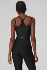 Airlift Double Check Bra Tank – Black - Image 5