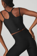 Airlift Double Check Bra Tank – Black - Image 4