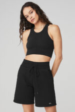 Seamless Delight High Neck Bra – Black - Image 3