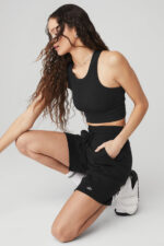 Seamless Delight High Neck Bra – Black - Image 2