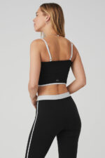 Airbrush Streamlined Bra Tank – Black/White - Image 3