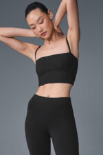 Airbrush Streamlined Bra Tank – Black - Image 3