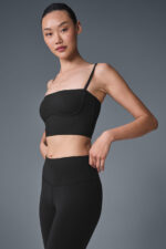 Airbrush Streamlined Bra Tank – Black - Image 4