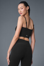 Airbrush Streamlined Bra Tank – Black - Image 2
