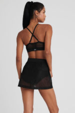 Seamless Open Air Barely There Bra – Black