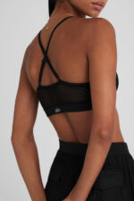 Seamless Open Air Barely There Bra – Black - Image 2