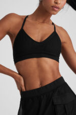 Seamless Open Air Barely There Bra – Black - Image 5