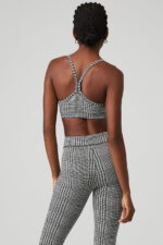 Jacquard Glenplaid Gratitude Bra – Titanium/Black - Image 3