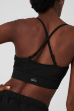 Seamless Open Air Bandeau Bra – Black - Image 4