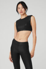 Super Shine Flash Bra – Black - Image 3