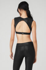 Super Shine Flash Bra – Black - Image 2